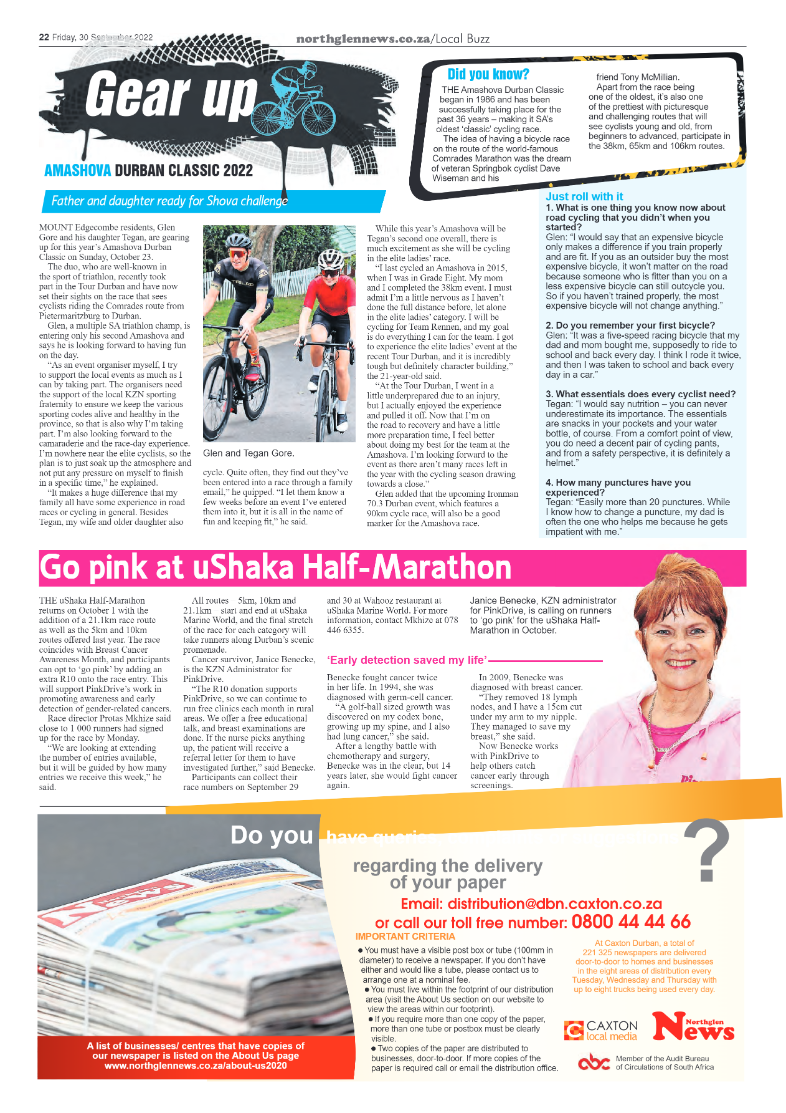 Northglen News 30 September 2022 page 22