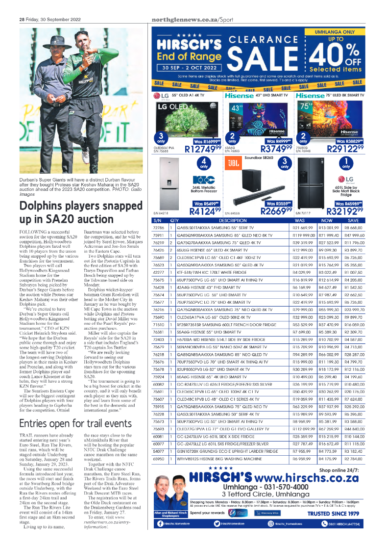 Northglen News 30 September 2022 page 28