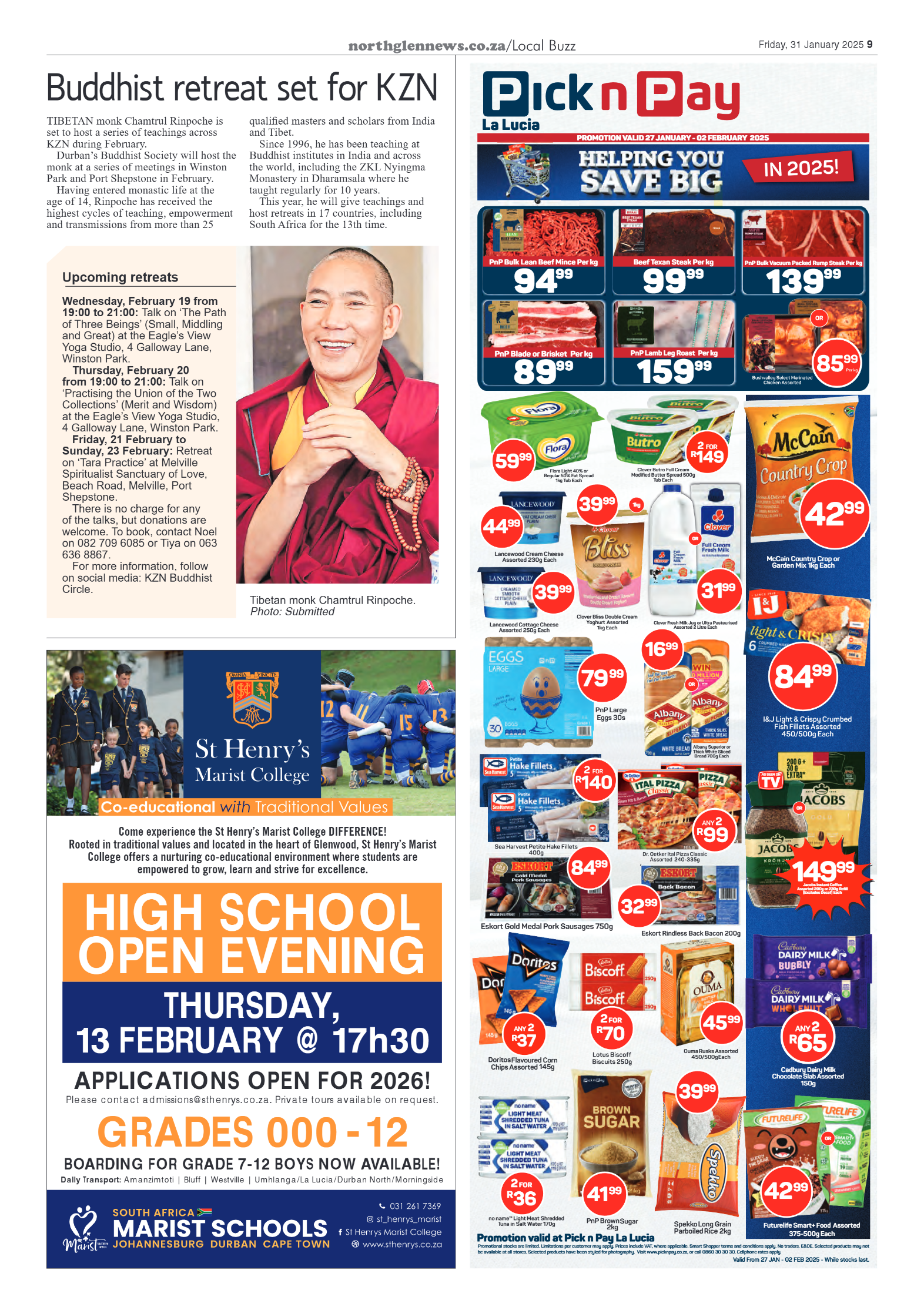 Northglen News 31 January 2025 page 9