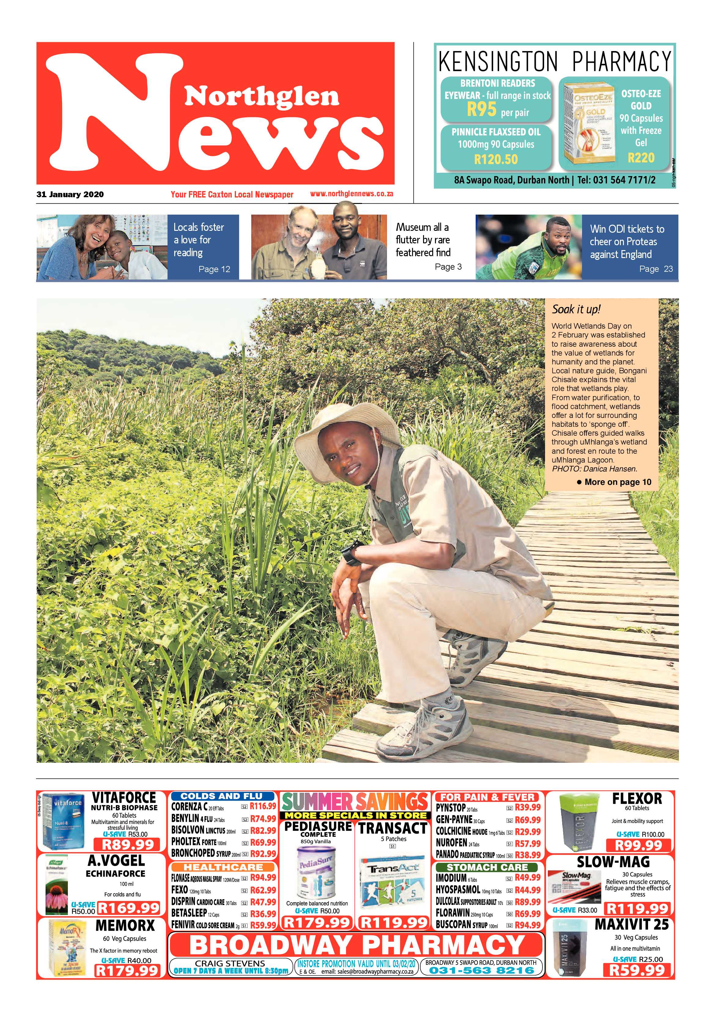 Northglen News 31 Jaunary 20202 page 1