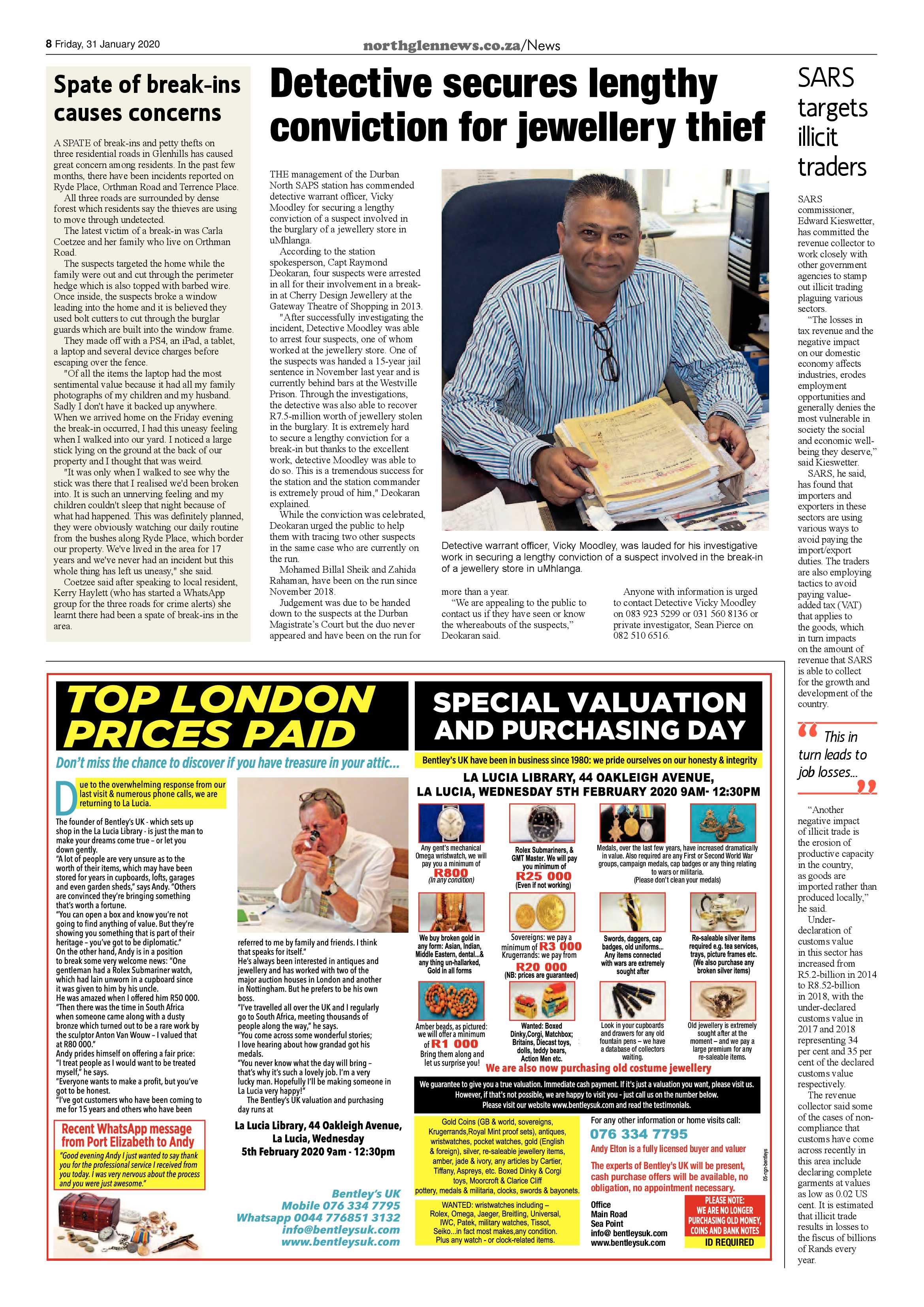 Northglen News 31 Jaunary 20202 page 8