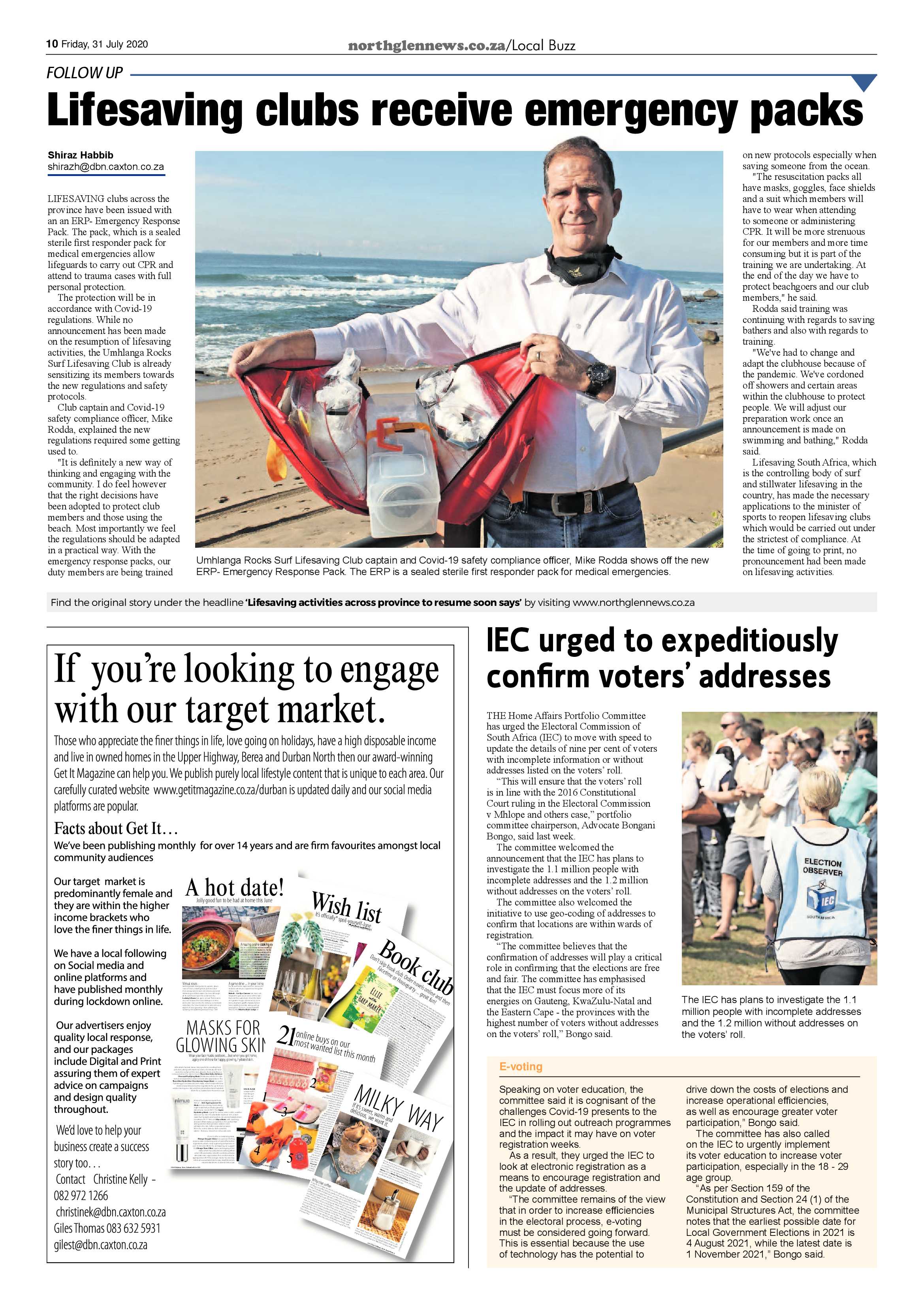 Northglen News 31 July 2020 page 10