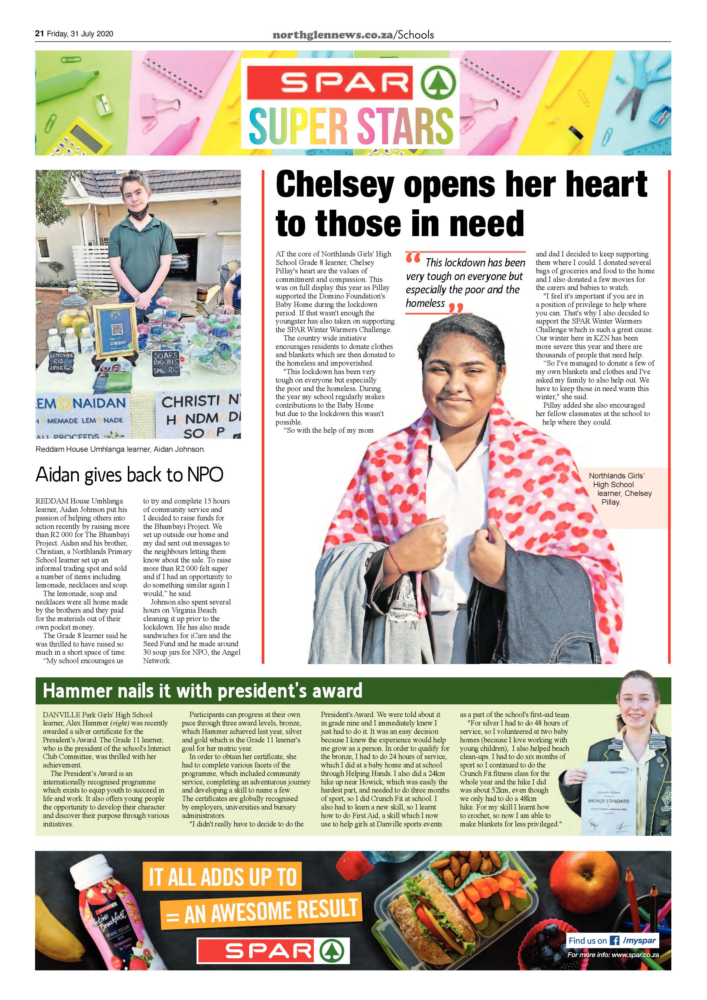 Northglen News 31 July 2020 page 21