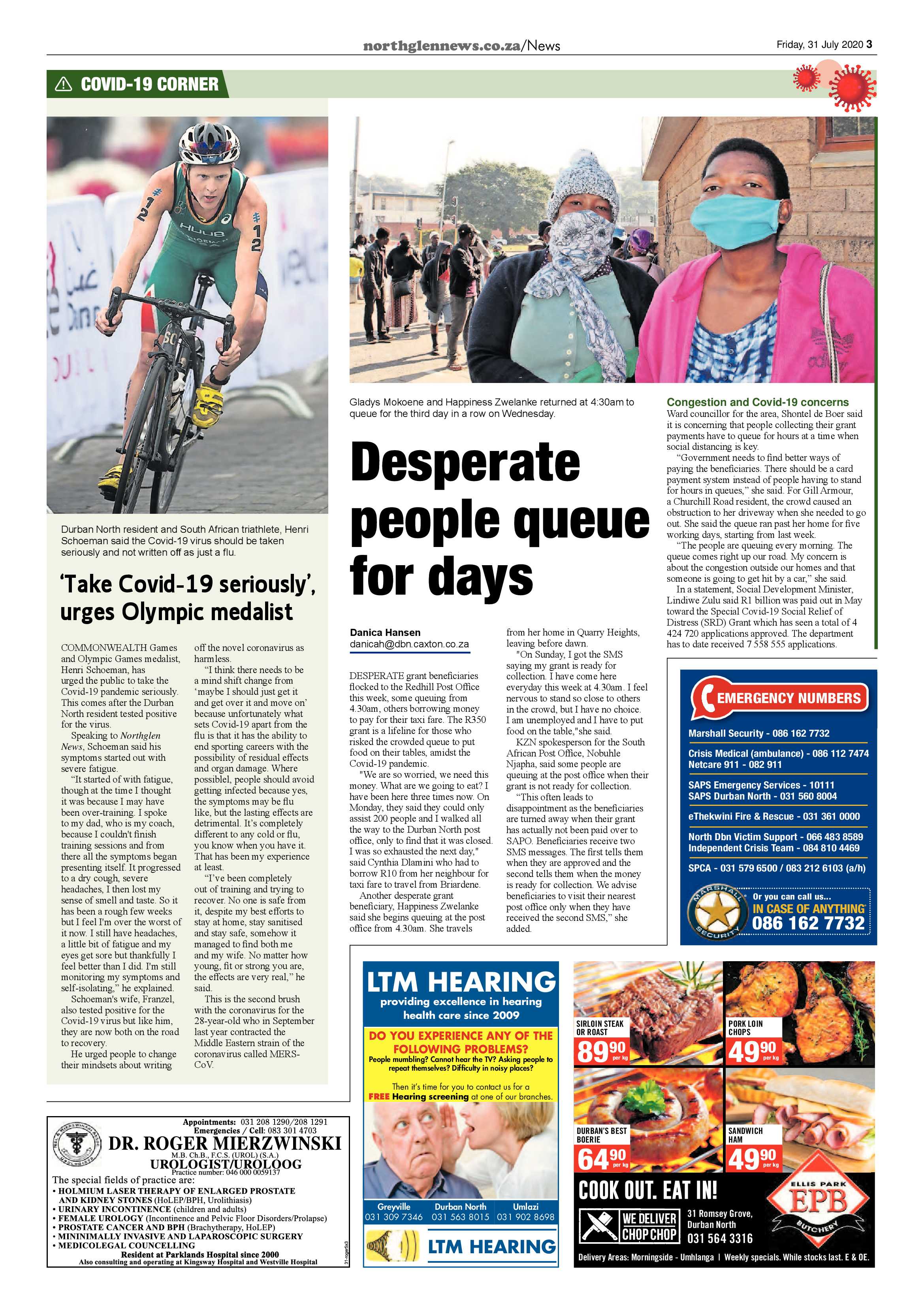 Northglen News 31 July 2020 page 3