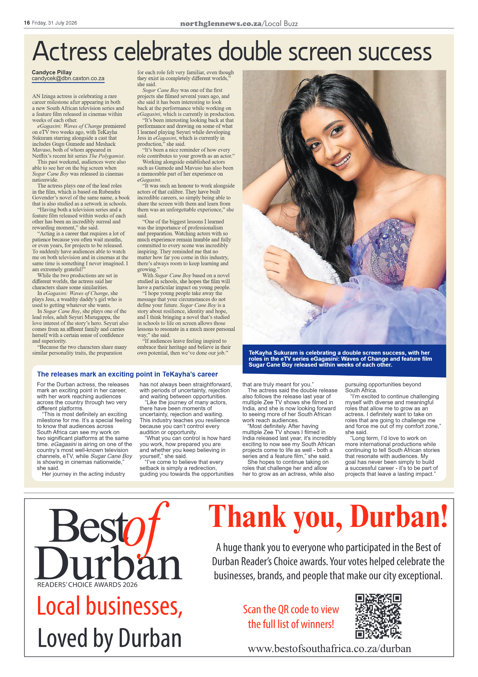 Northglen News 31 July 2026 page 16