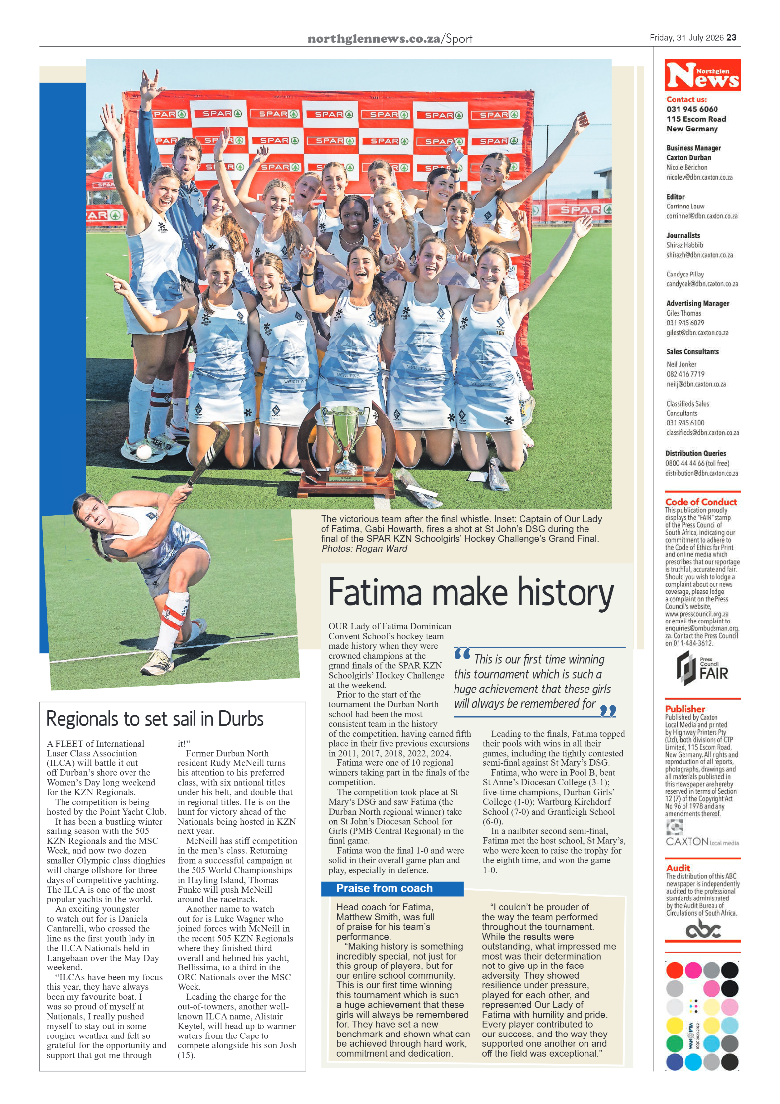 Northglen News 31 July 2026 page 23