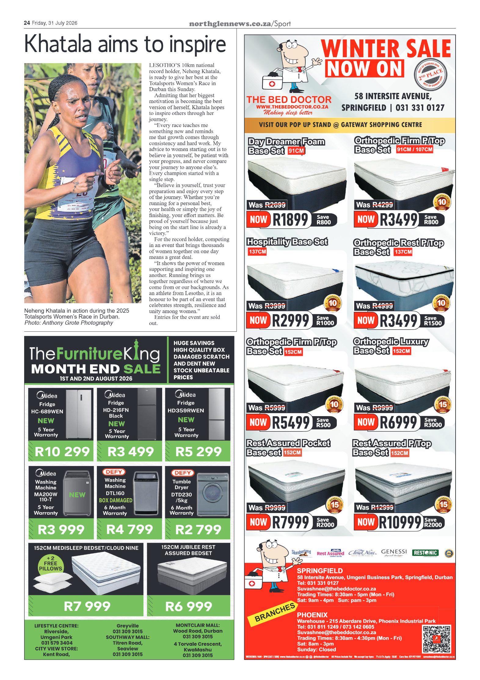 Northglen News 31 July 2026 page 24