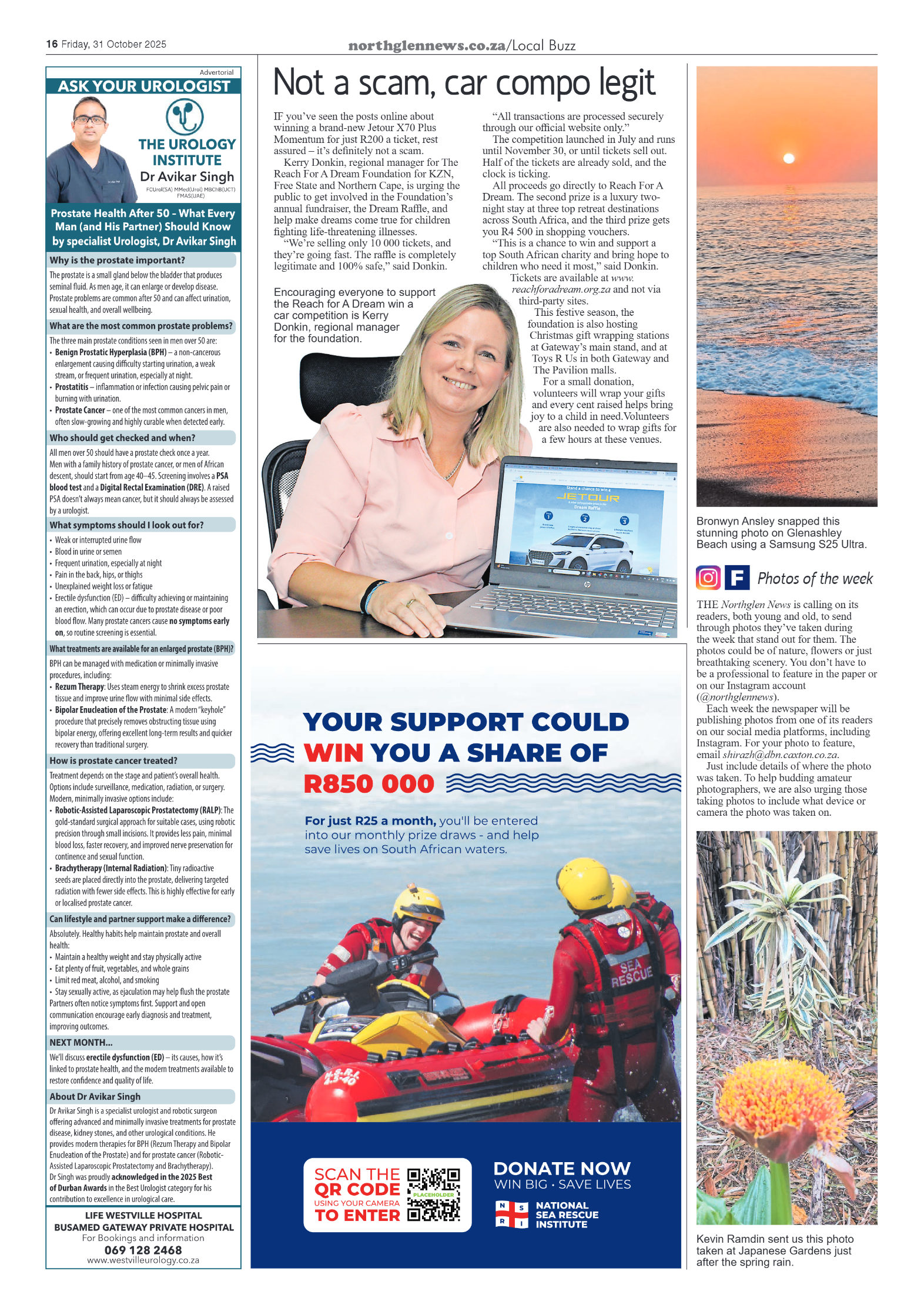 Northglen News 31 October 2025 page 16