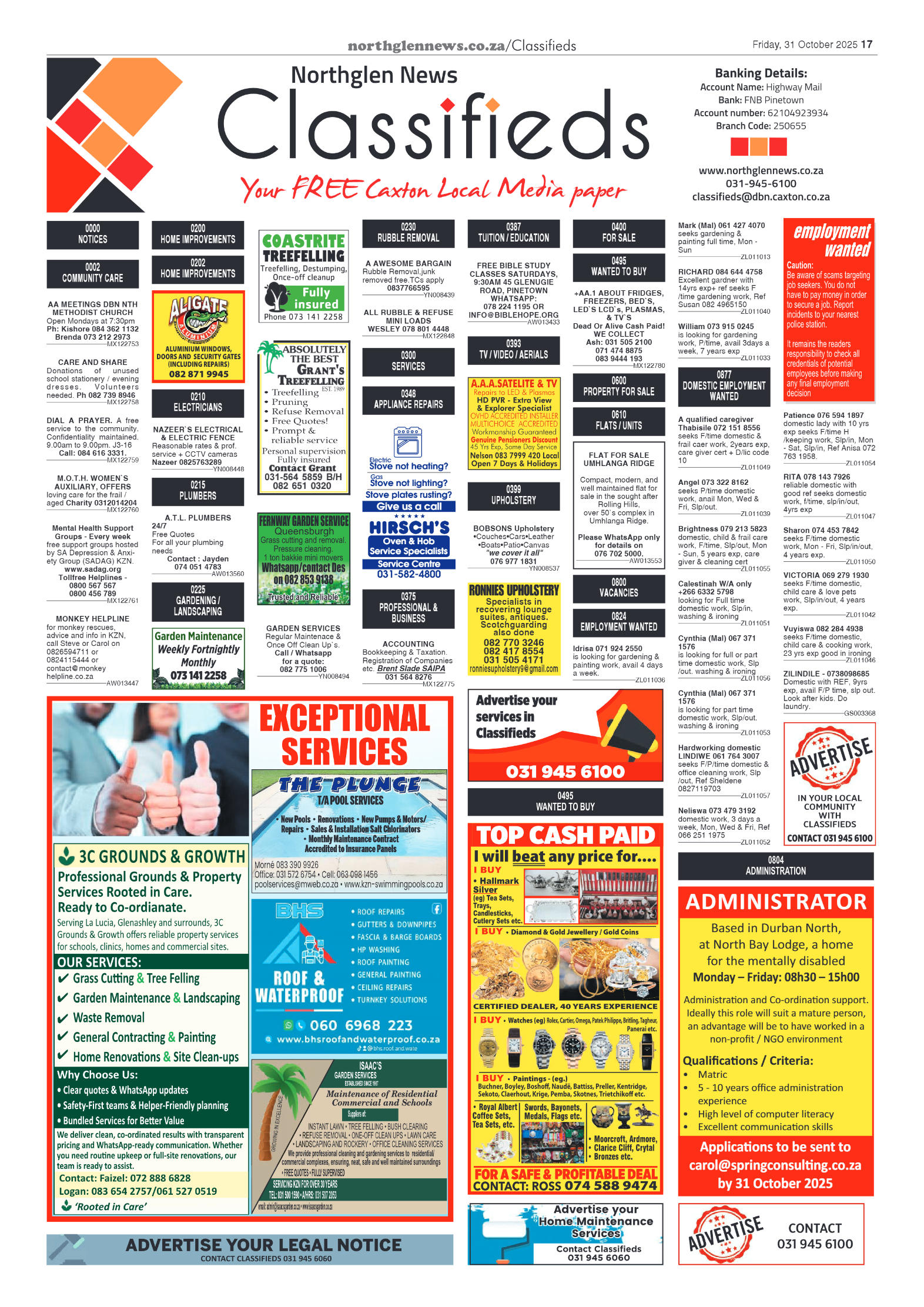 Northglen News 31 October 2025 page 17