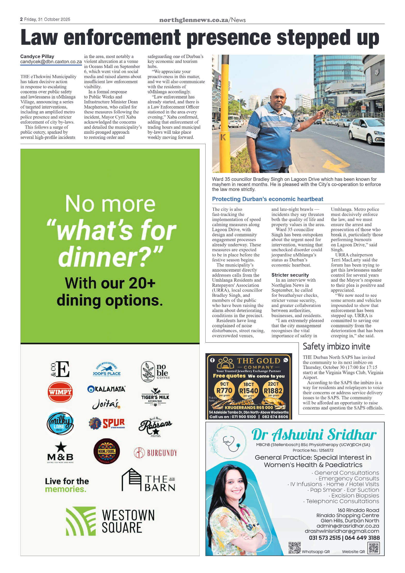 Northglen News 31 October 2025 page 2