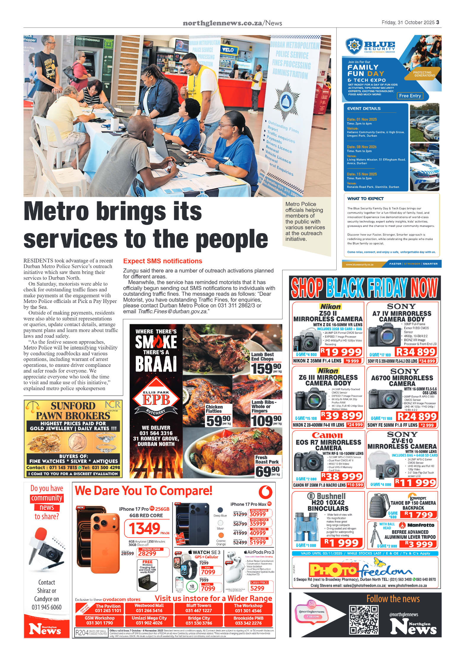 Northglen News 31 October 2025 page 3