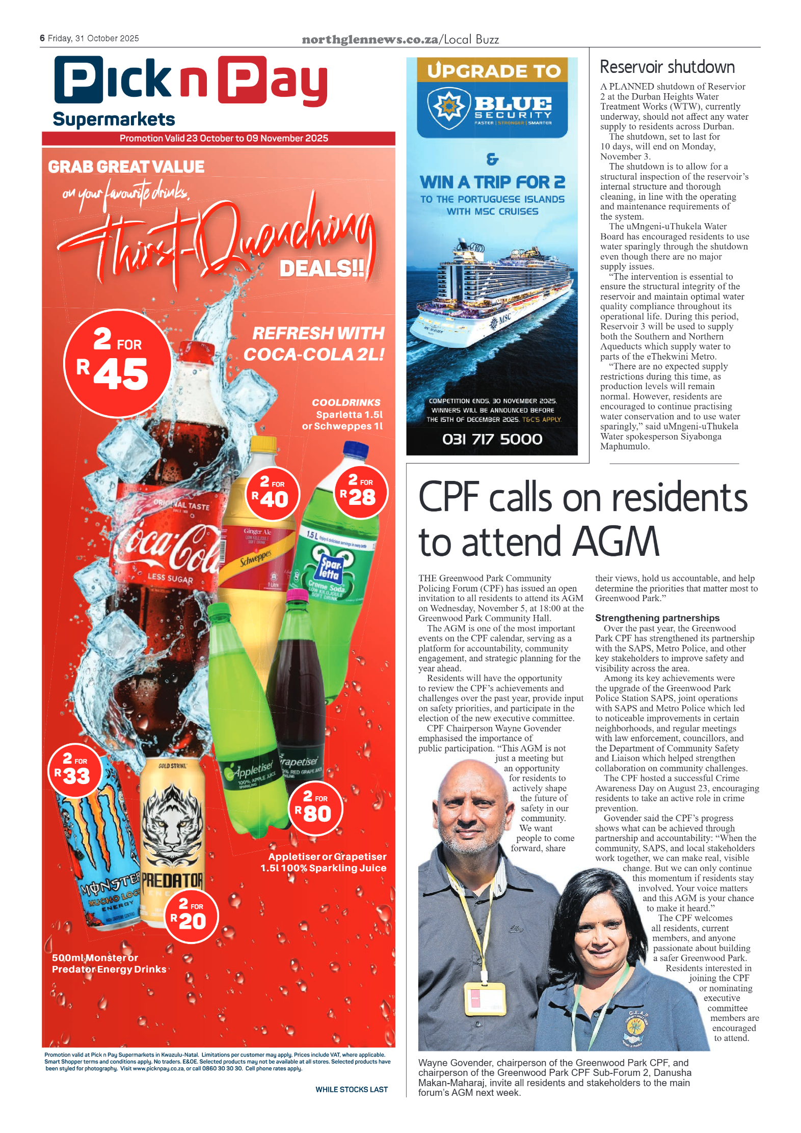 Northglen News 31 October 2025 page 6
