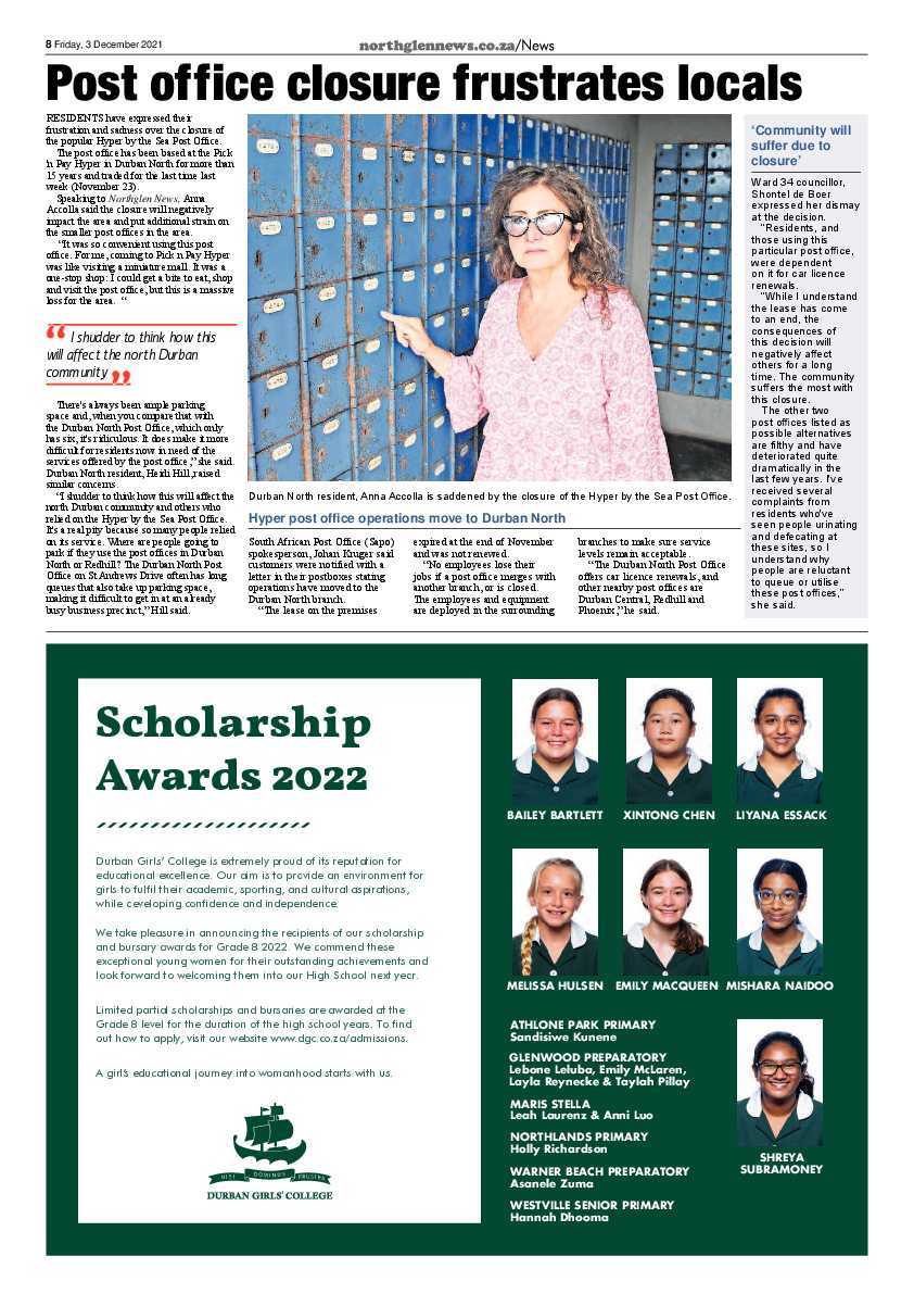 Northglen News3 December 2021 page 8