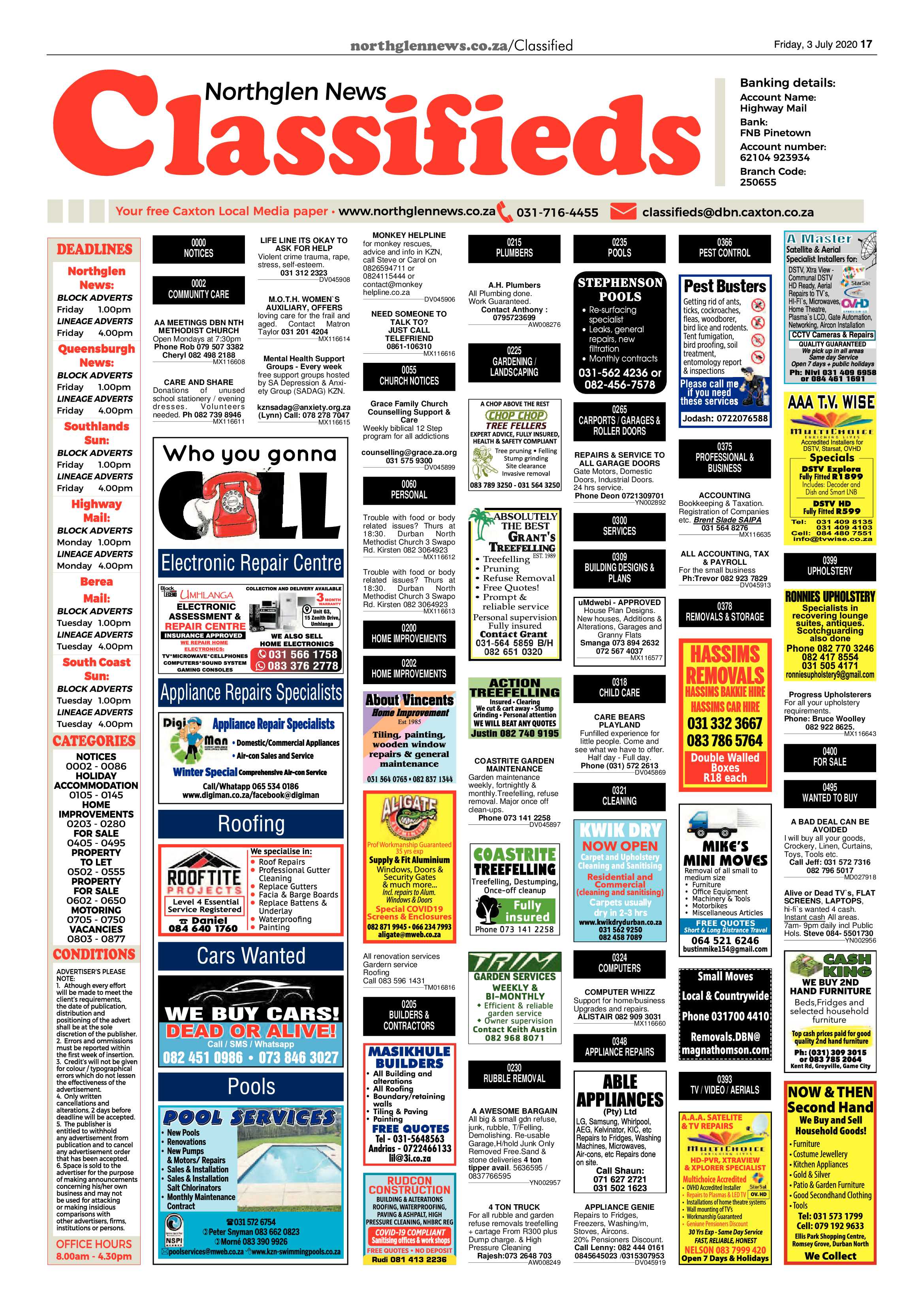 Northglen News 3 July 2020 page 17