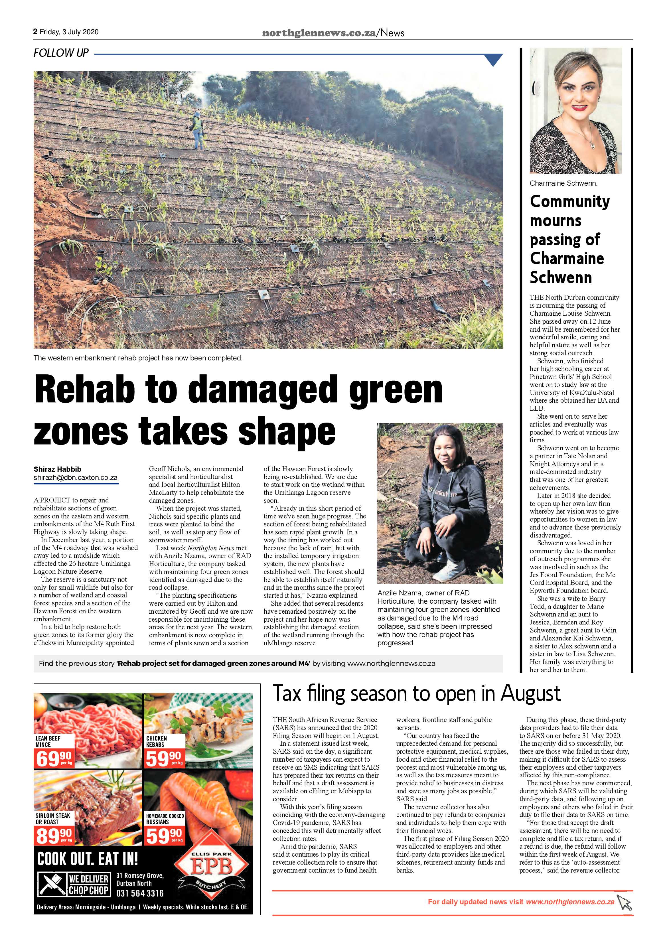 Northglen News 3 July 2020 page 2