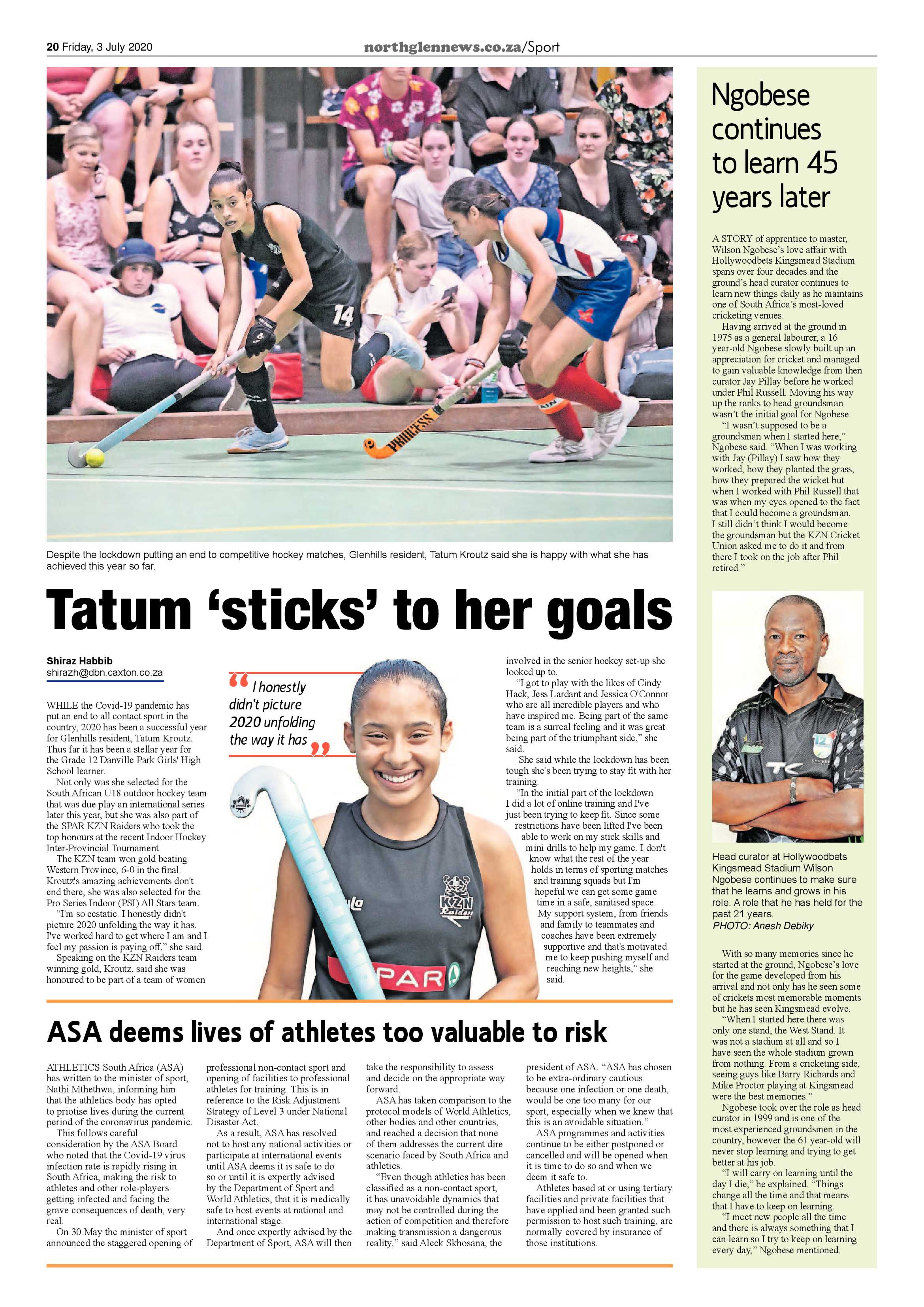 Northglen News 3 July 2020 page 20