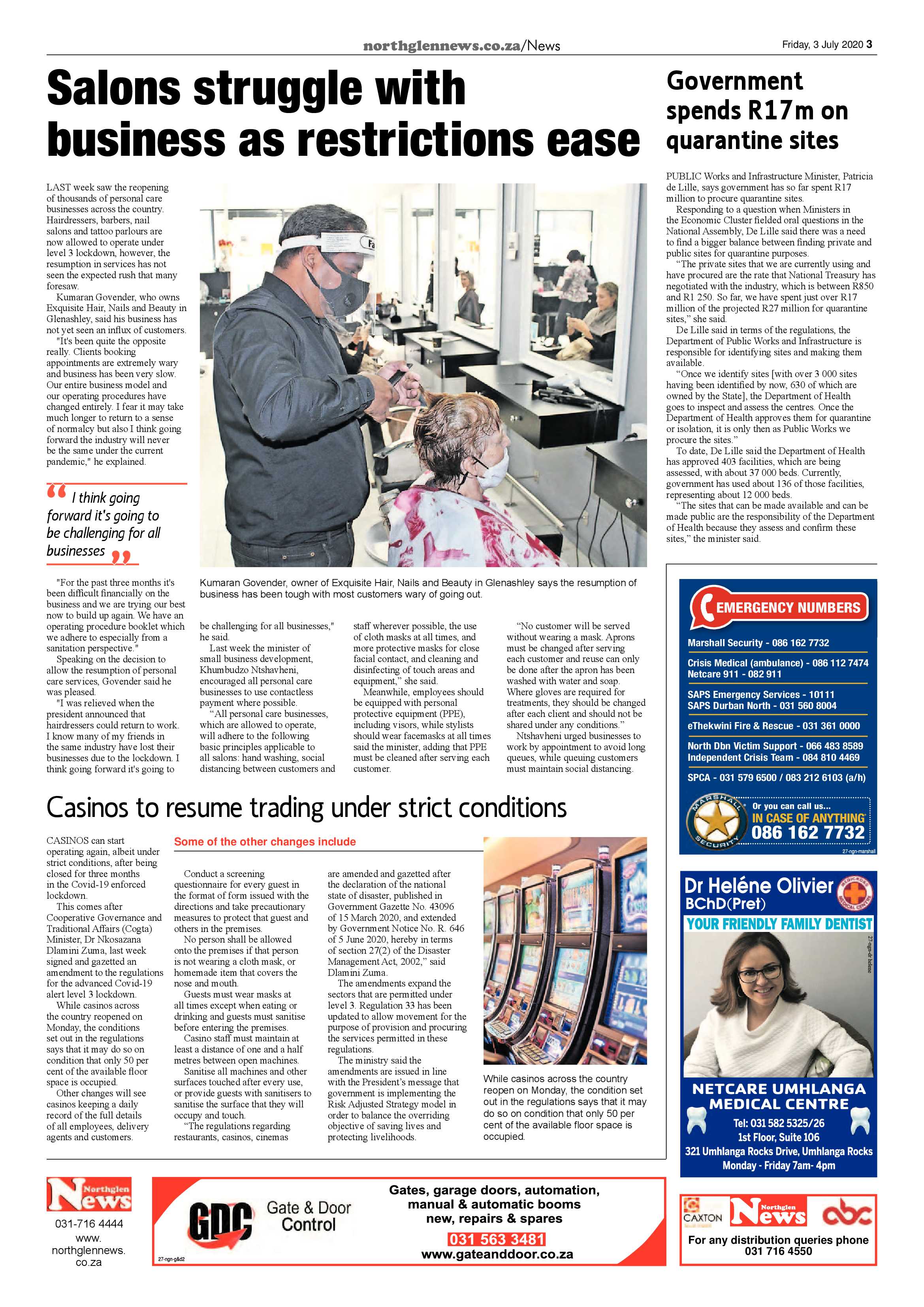 Northglen News 3 July 2020 page 3