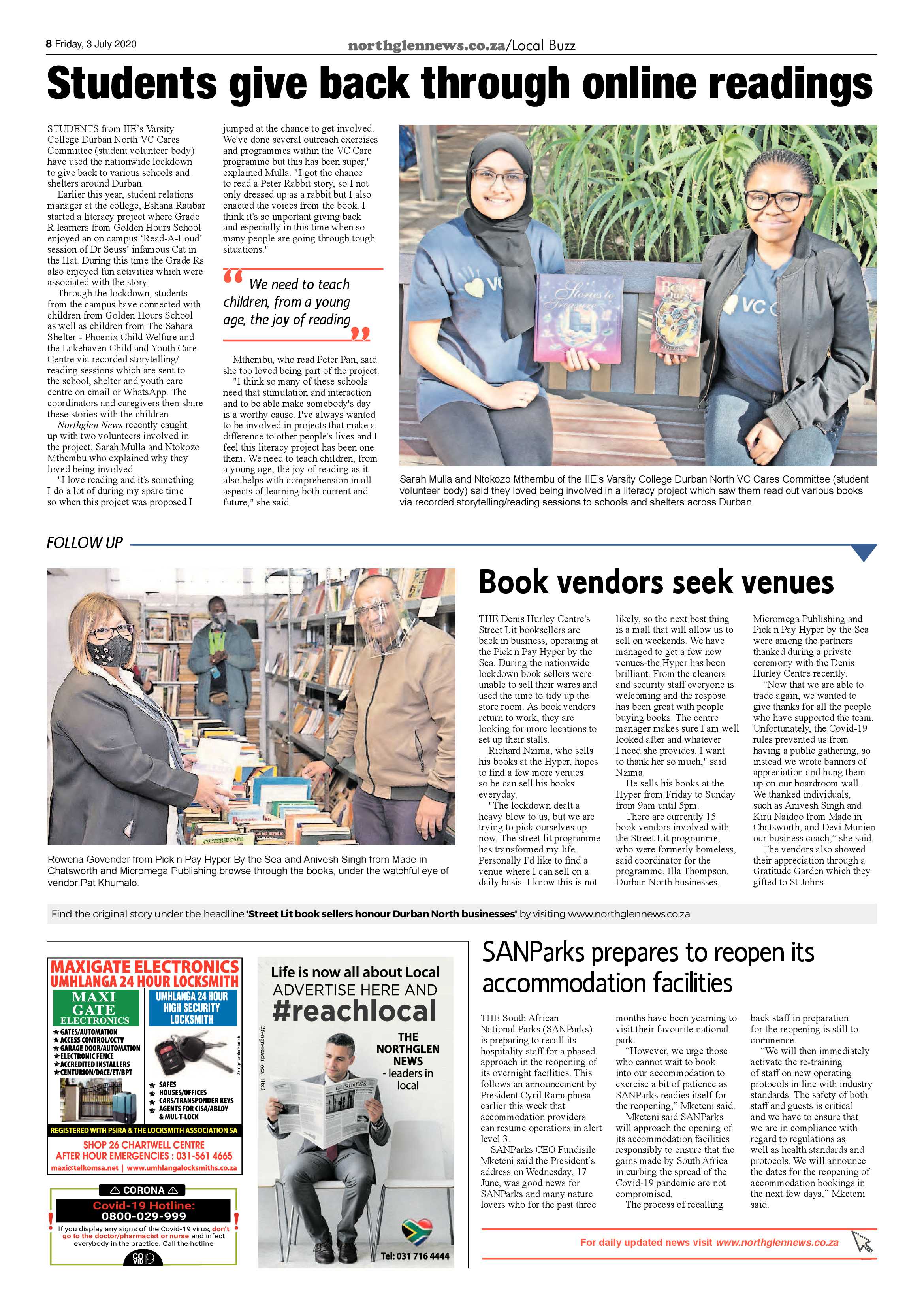 Northglen News 3 July 2020 page 8