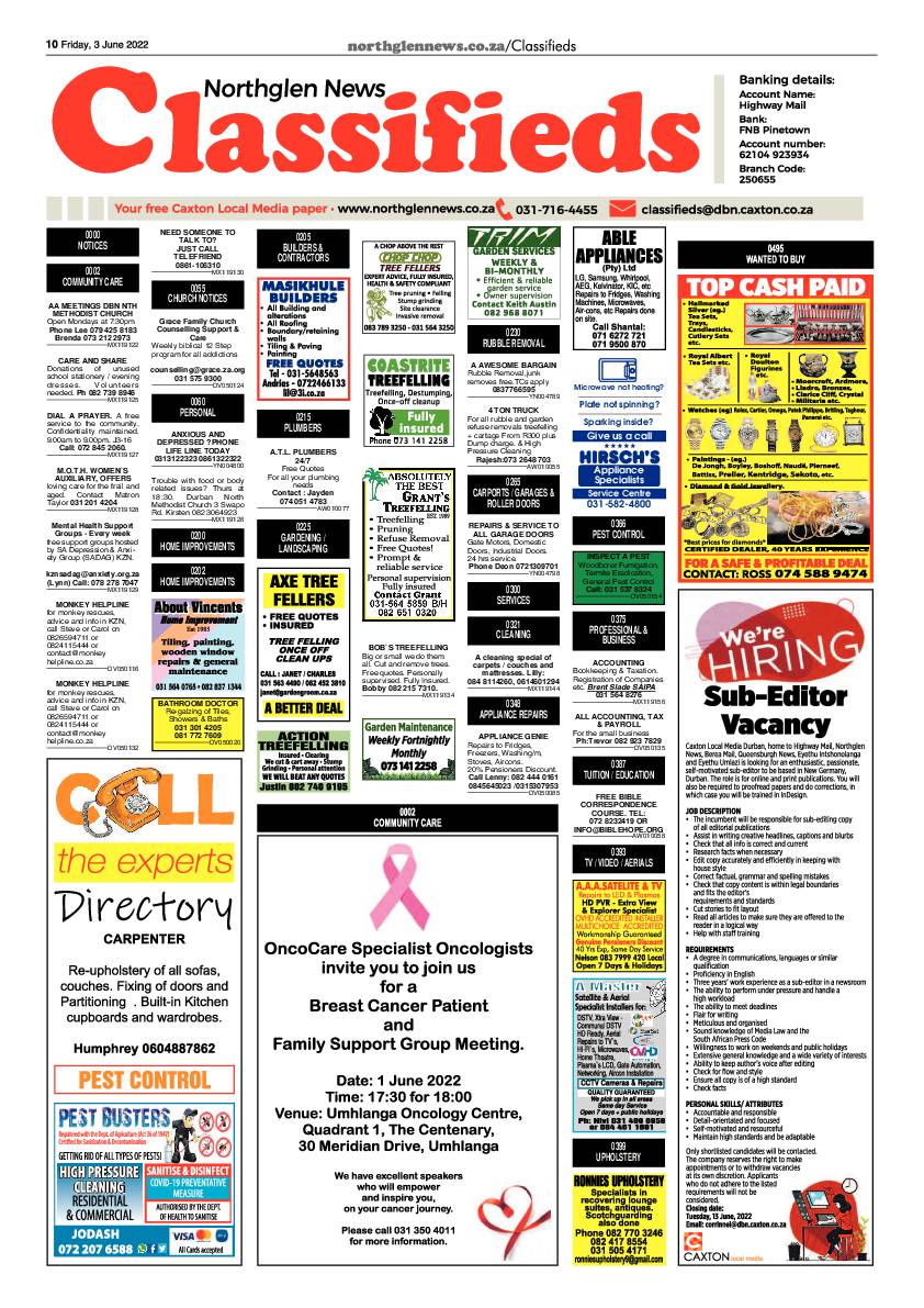 Northglen News 3 June 2022 page 10