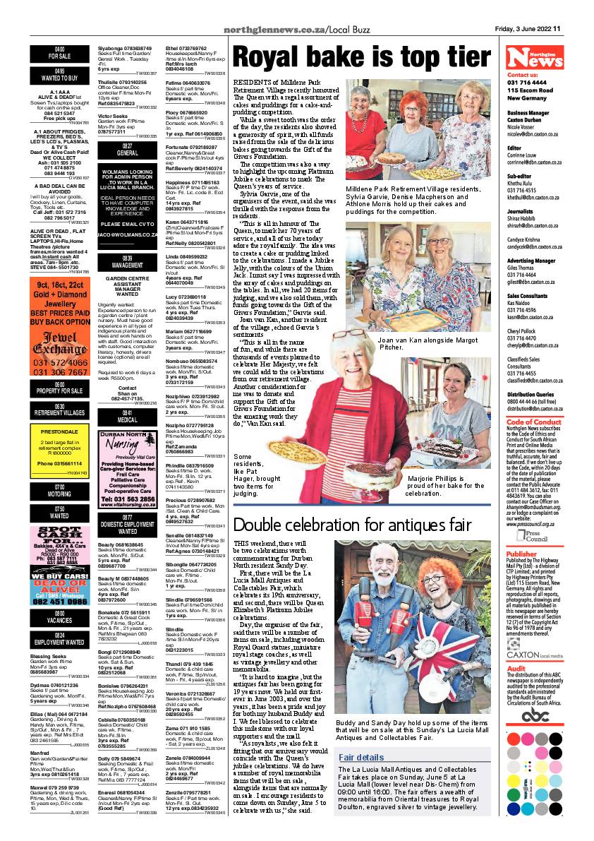 Northglen News 3 June 2022 page 11