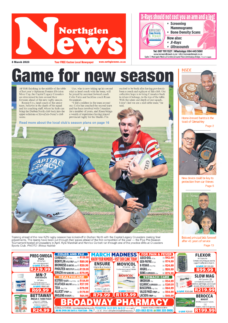 Northglen News 3 March 2023 page 1