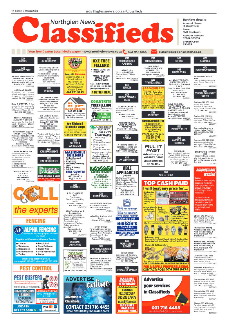 Northglen News 3 March 2023 page 14