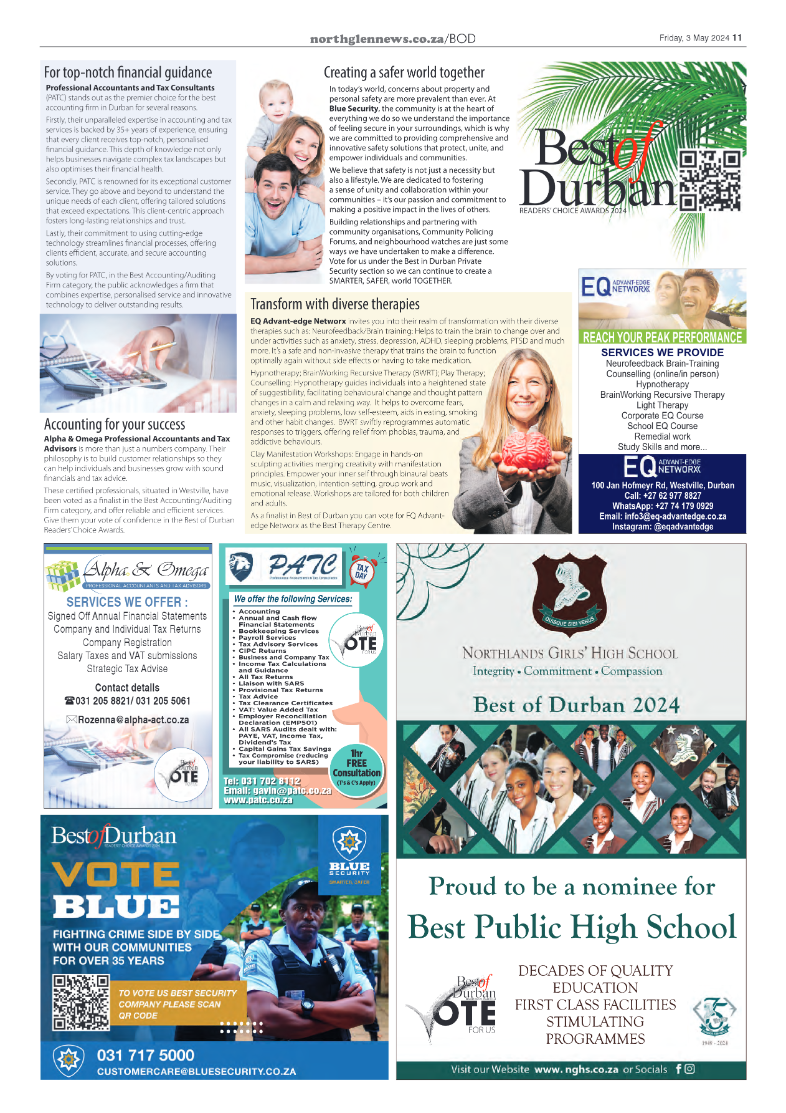 Northglen News 3 May 2024 page 11