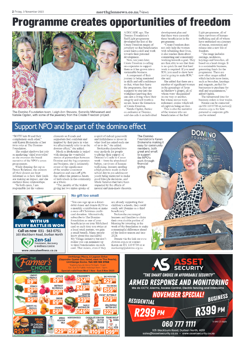Northglen News 3 November 2023 page 2