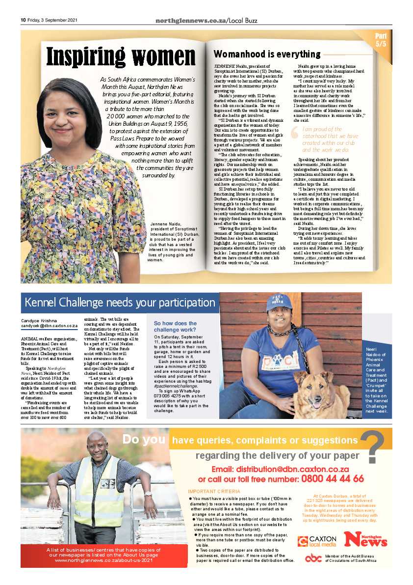 Northglen News 3 September 2021 page 10