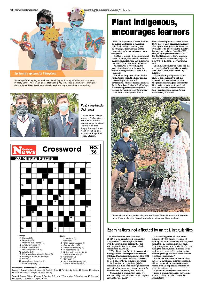 Northglen News 3 September 2021 page 12