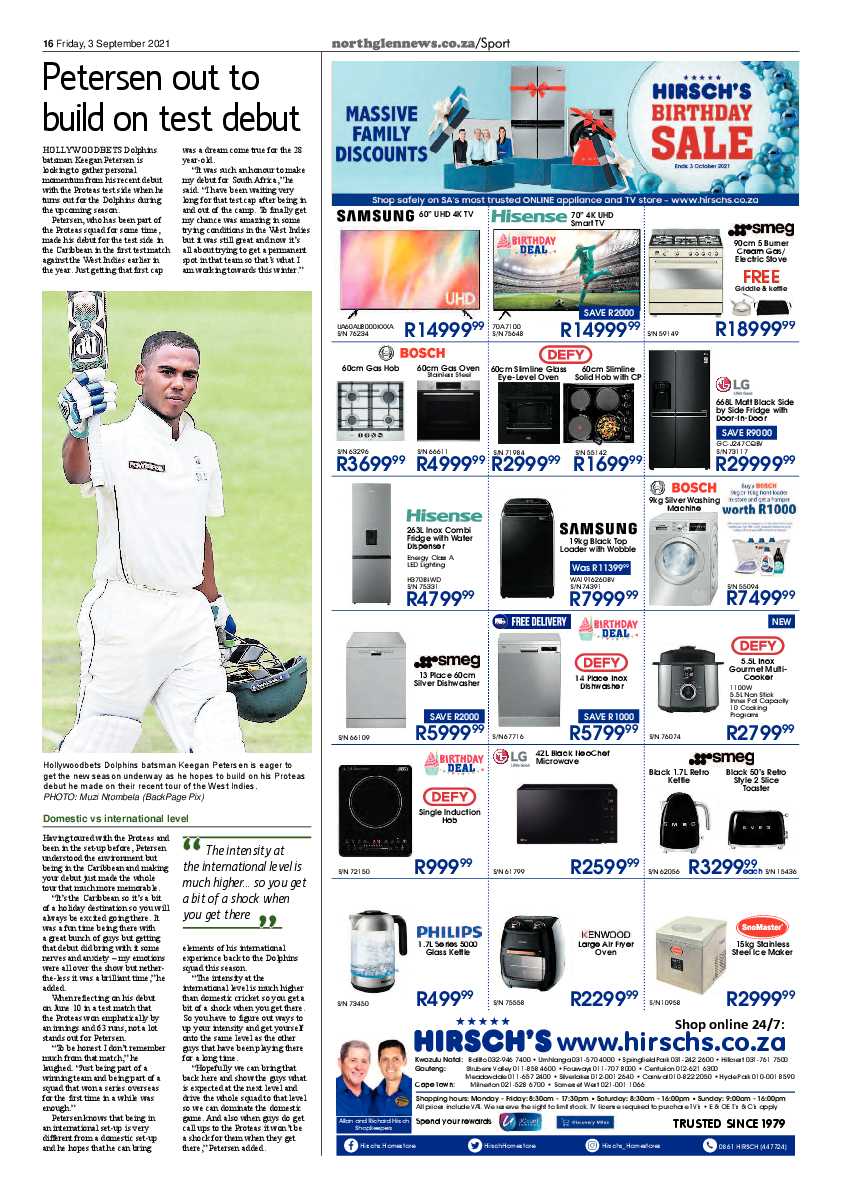 Northglen News 3 September 2021 page 16