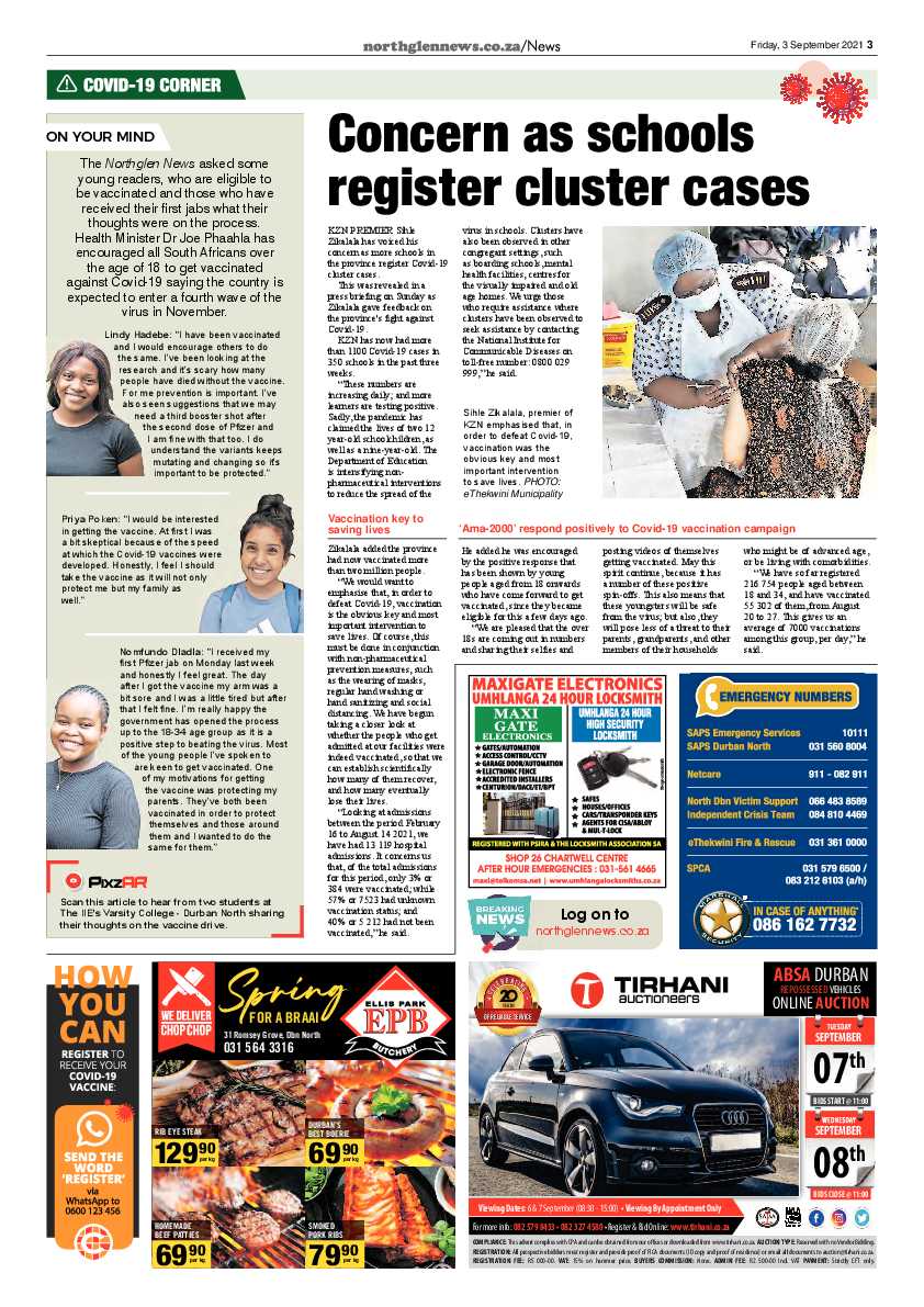 Northglen News 3 September 2021 page 3