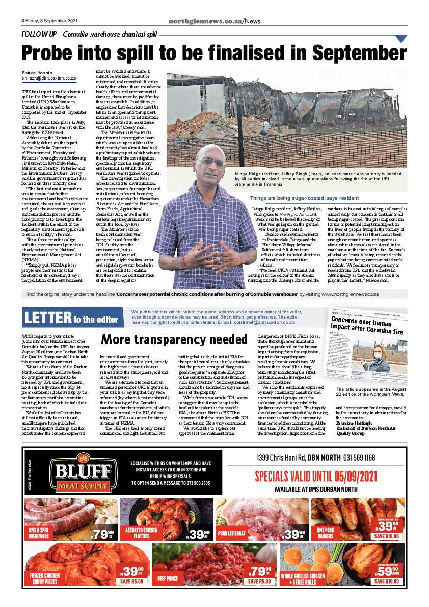 Northglen News 3 September 2021 page 4