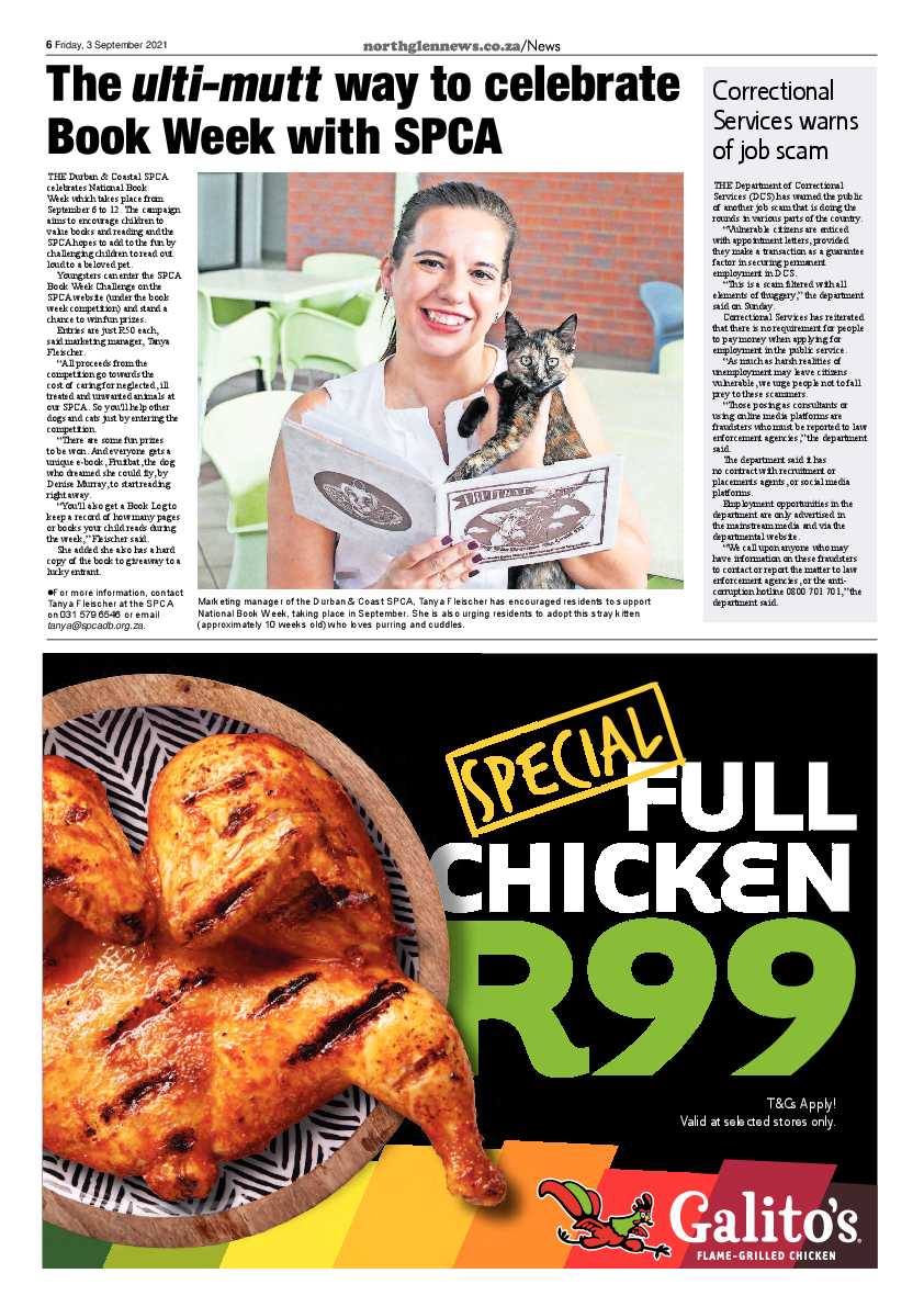 Northglen News 3 September 2021 page 6