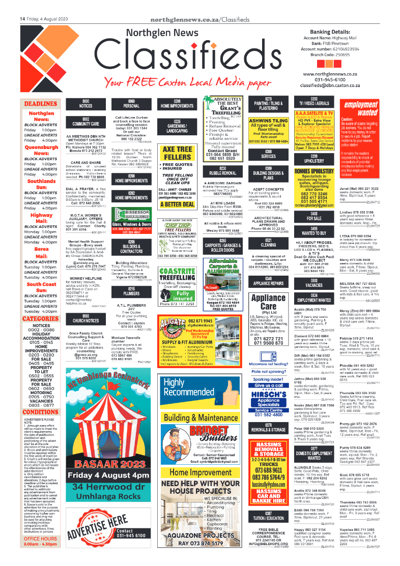 Northglen News 4 August 2023 page 14