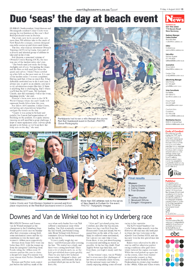 Northglen News 4 August 2023 page 15