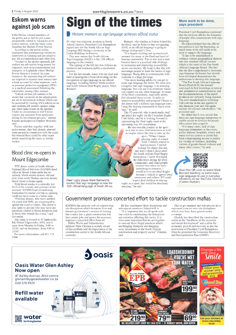 Northglen News 4 August 2023 page 2