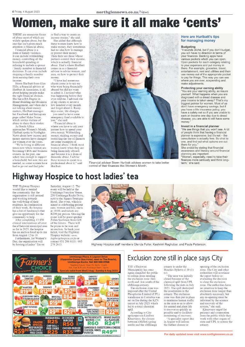 Northglen News 4 August 2023 page 4