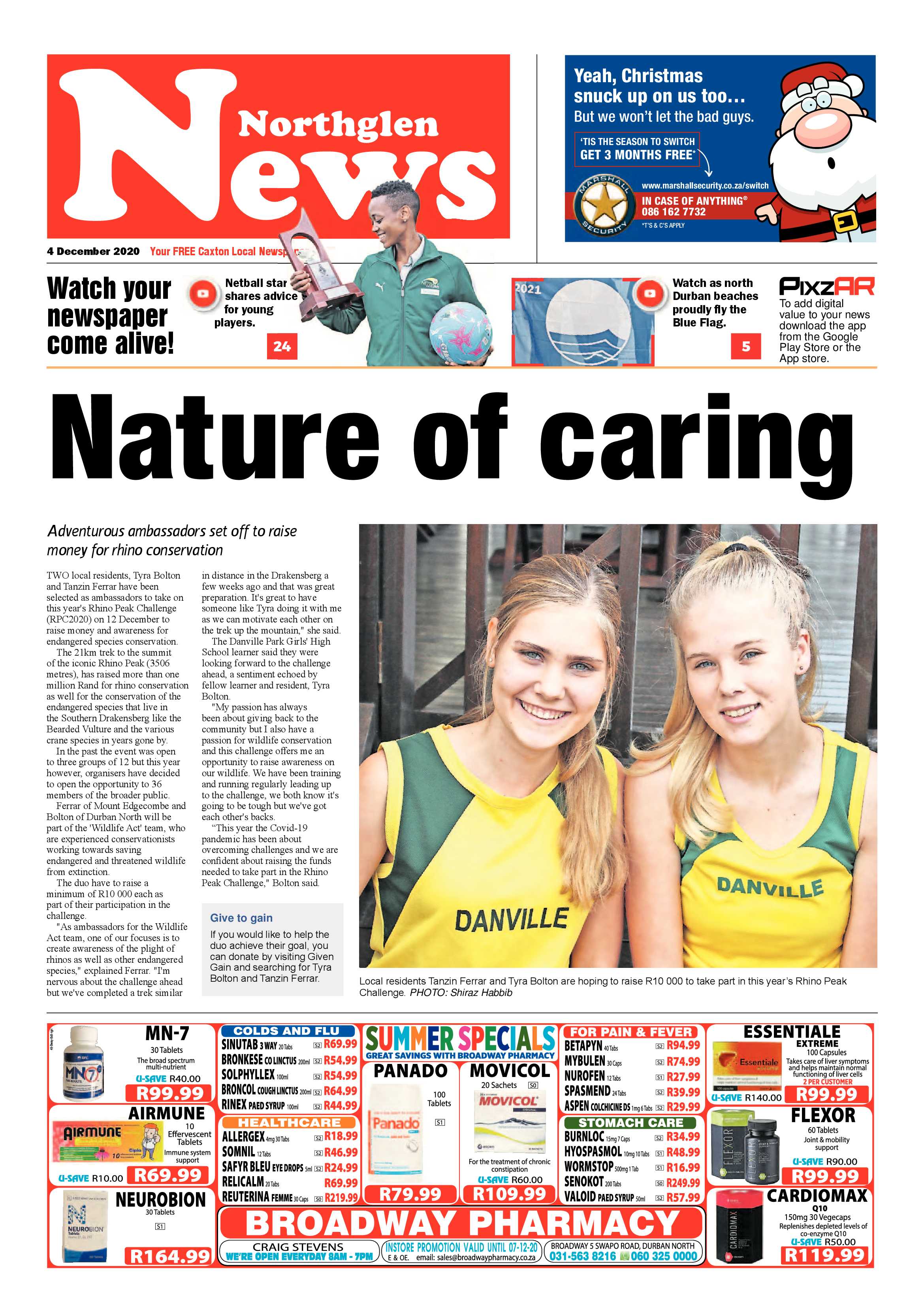 Northglen News 4 December 2020 page 1