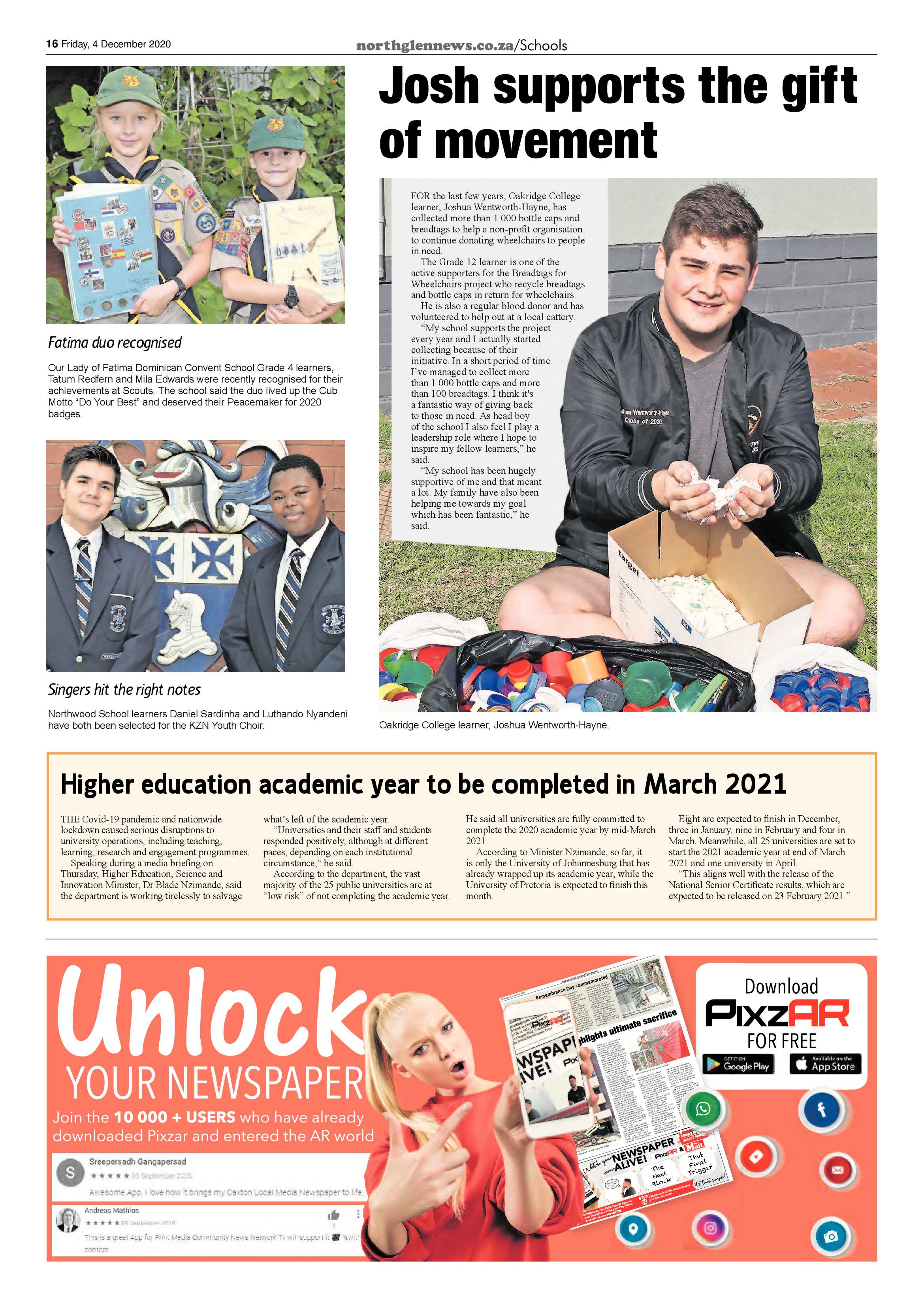 Northglen News 4 December 2020 page 16