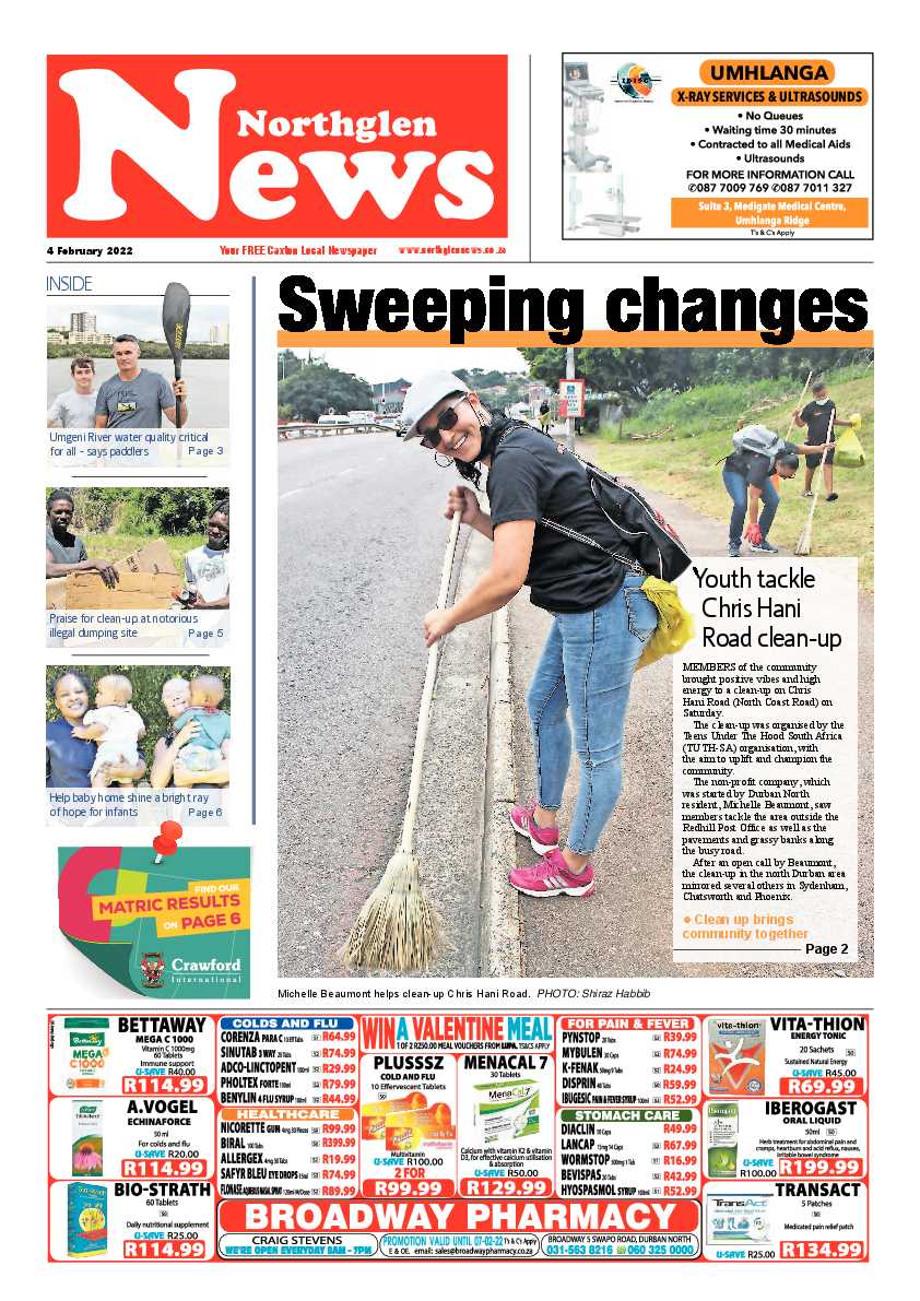 Northglen News 4 February 2022 page 1