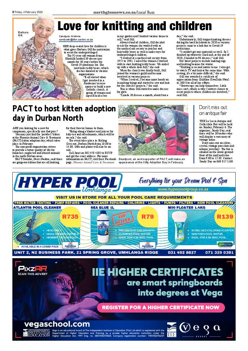 Northglen News 4 February 2022 page 8