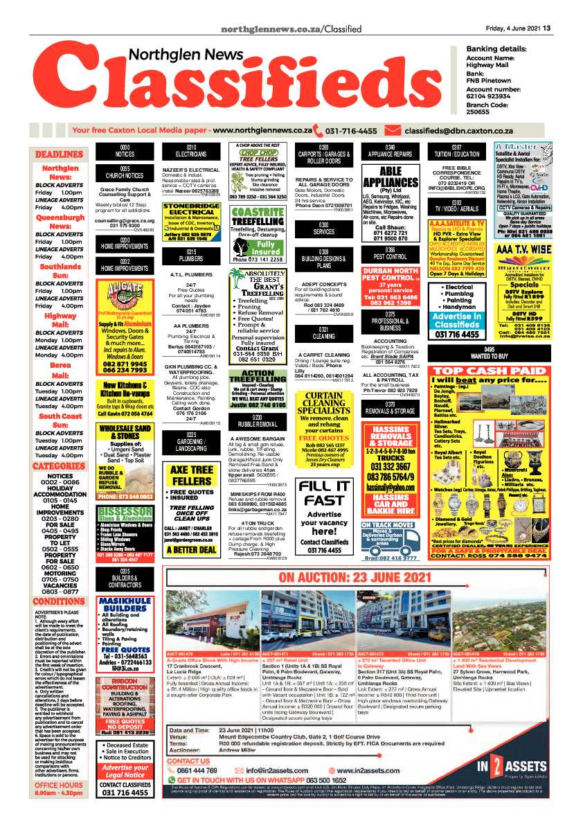Northglen News 4 June 2021 page 13