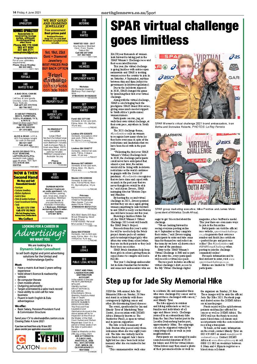 Northglen News 4 June 2021 page 14