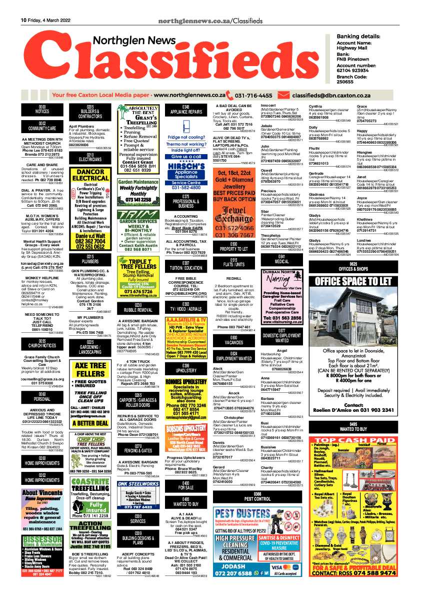 Northglen News 4 March 2022 page 10