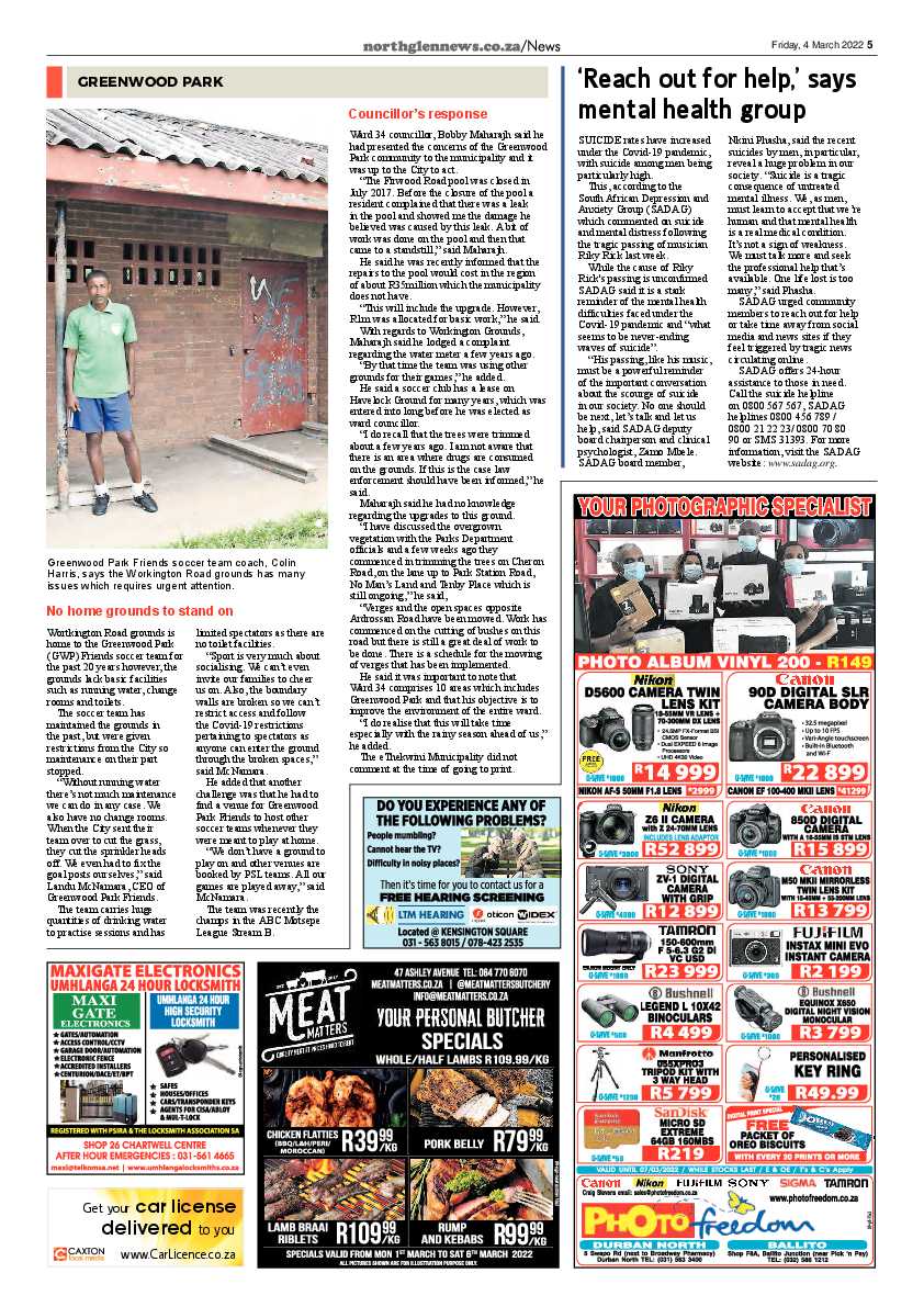Northglen News 4 March 2022 page 5