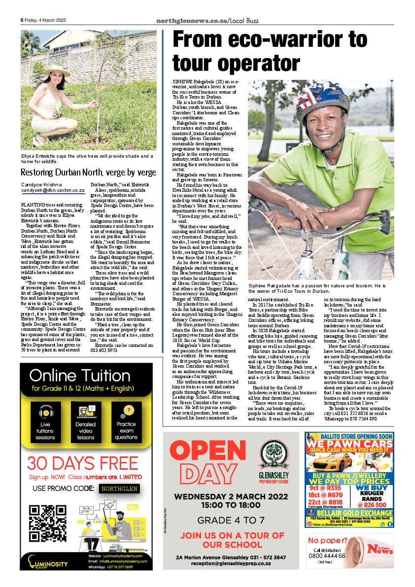 Northglen News 4 March 2022 page 6