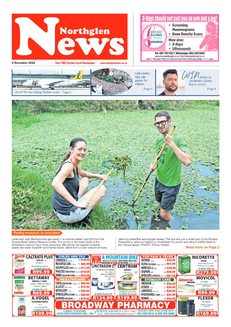 Northglen News 4 November 2022 page 1