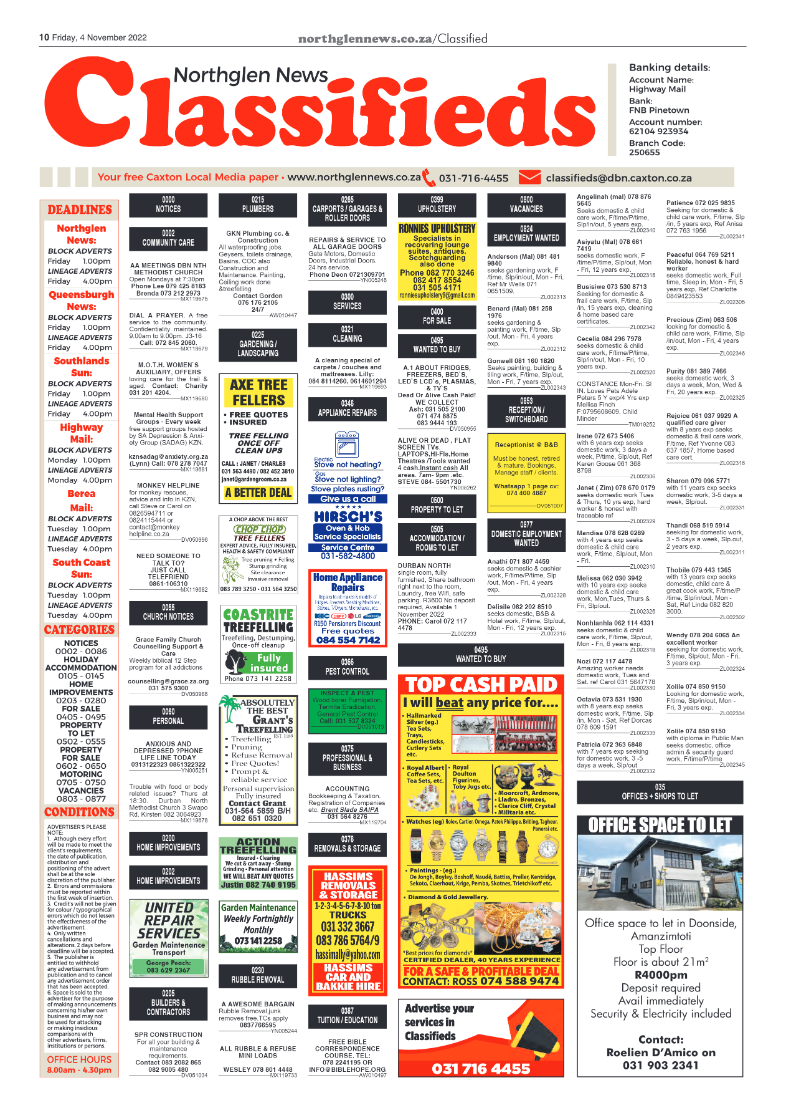 Northglen News 4 November 2022 page 10
