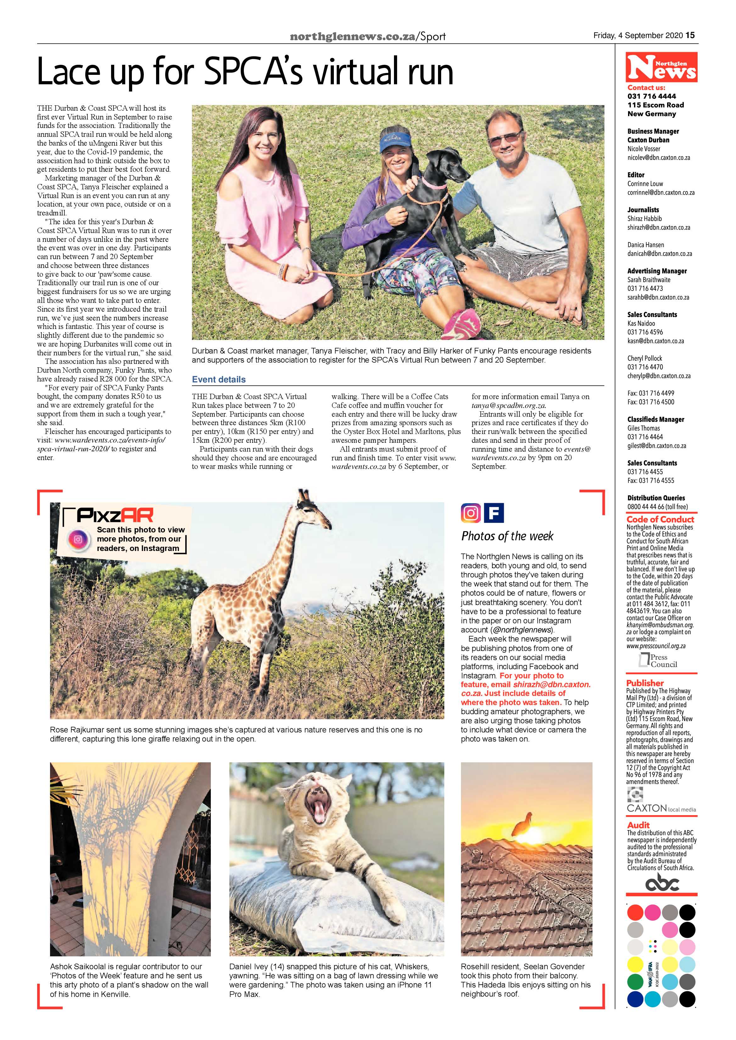 Northglen News 4 September 2020 page 15